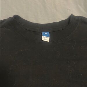 Old Navy Women's long sleeve T-shirt dress  - Black